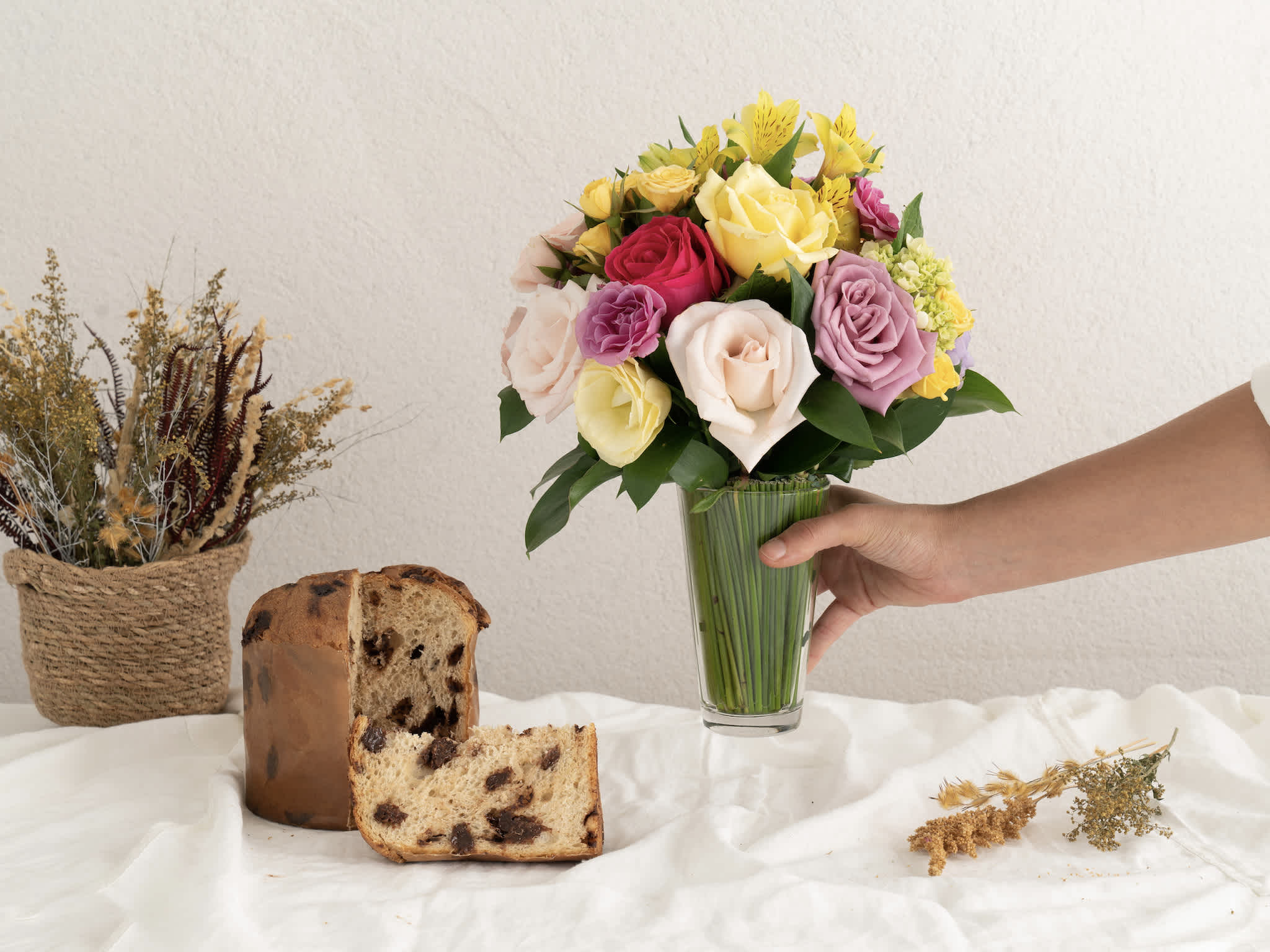 A Florista Médio e Chocottone Para Entrega